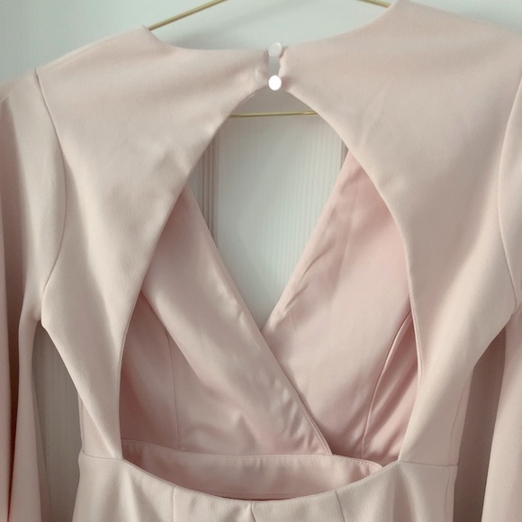 ASOS Design Kimono Sleeve Crepe Dress - Light pink - Picture 5 of 5